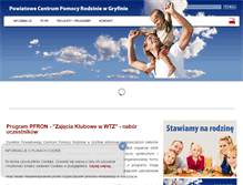 Tablet Screenshot of pcpr-gryfino.pl